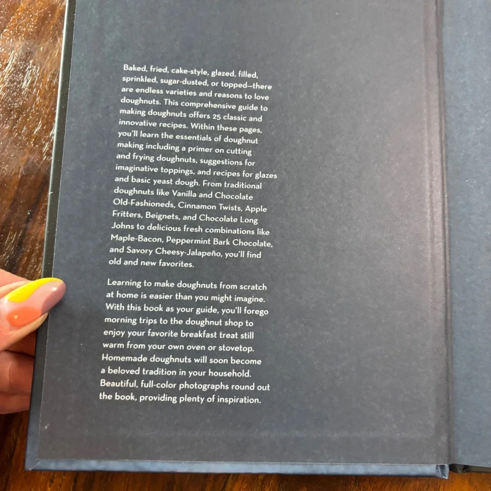 Williams‎ Sonoma The Doughnut Cookbook Baked & Fried Recipes Hardcover 2016